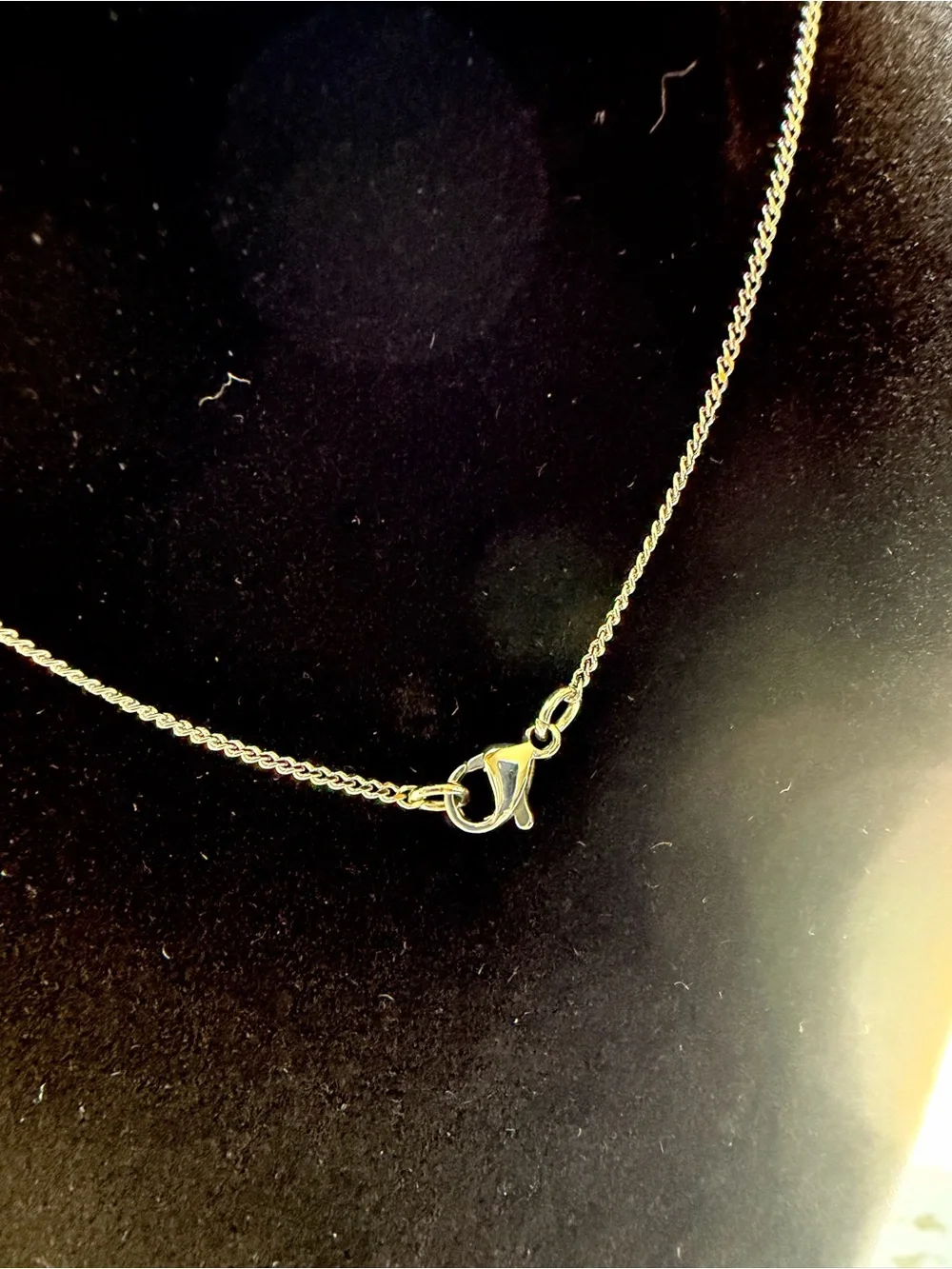 CHANEL 2005 Spring Archival CC Logo Rhinestone Cube Pendant Necklace